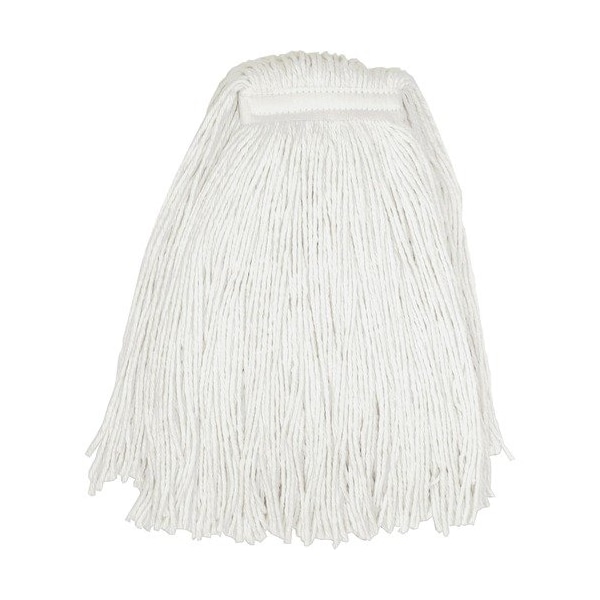 Genuine Joe Genuine Joe Wet Mop Refill, Rayon, Cut End, Narrow Band, 24oz, Natural GJOZ24RAY - main